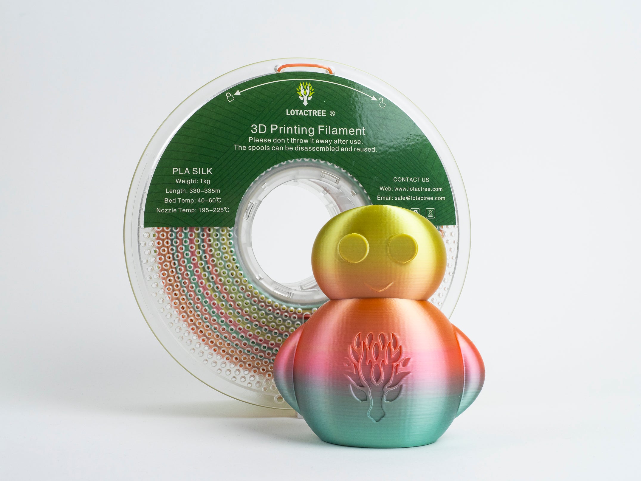 PLA-SILK 1Kg Multicolor Lotactree